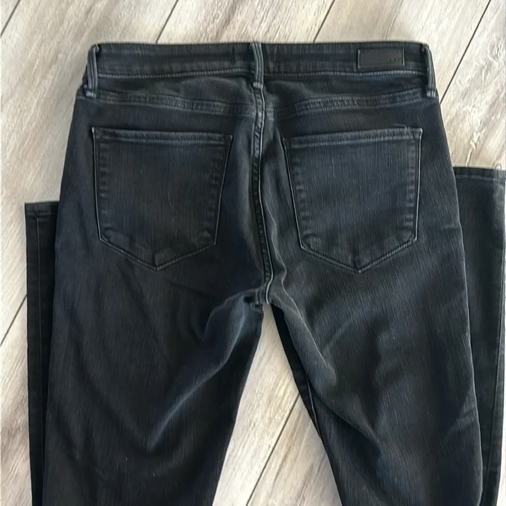 Abercrombie Harper super skinny jeans in black size 28